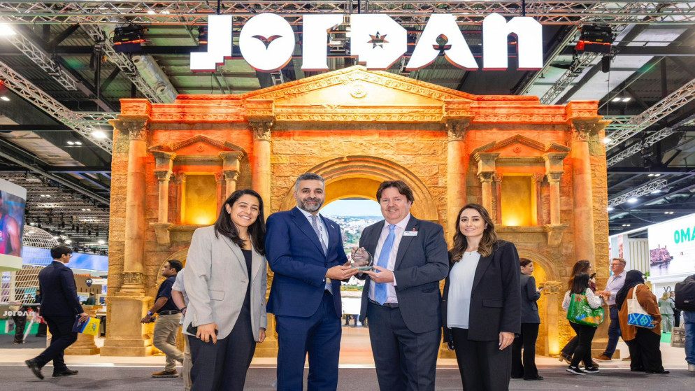 الأردن يفوز بجائزة أفضل تصميم جناح للشرق الأوسط 