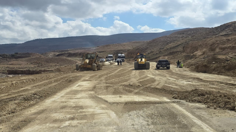 إعادة تأهيل الطريق الملوكي بين الطفيلة والكرك