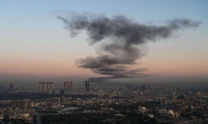 استهداف بالصواريخ والمسيّرات لمطار أربيل الدولي