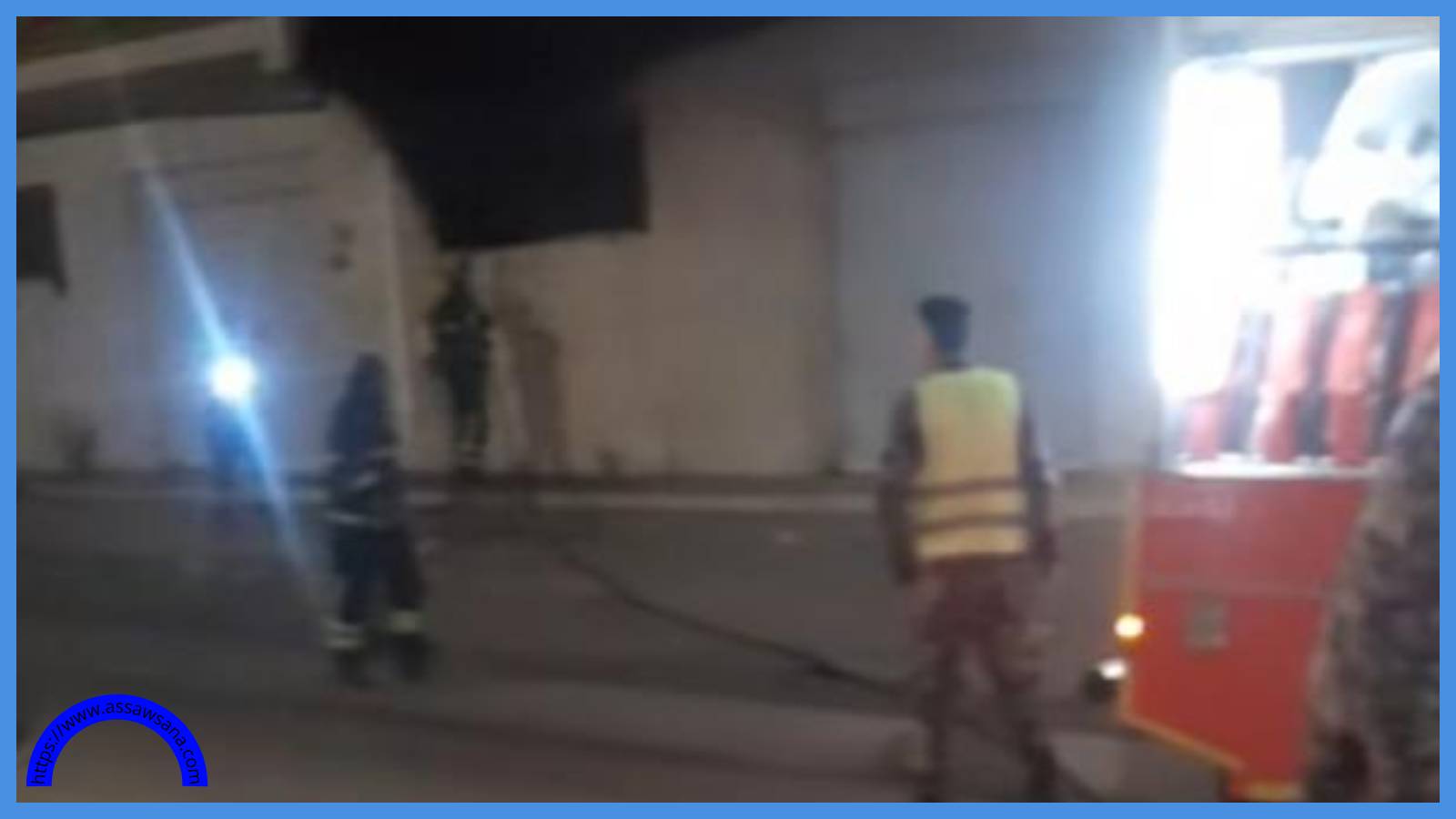 إخماد حريق اندلع في سوق الخضار بالشونة الشمالية