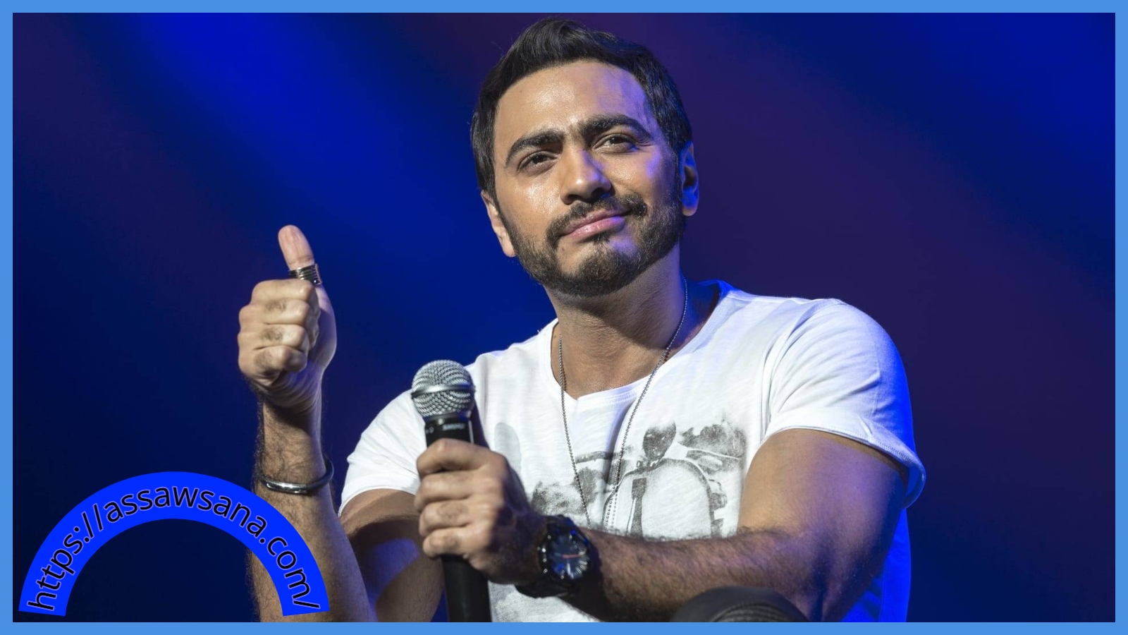 تامر حسني يتكفّل بعلاج فنان مصري بعد فقدانه حاسة النطق