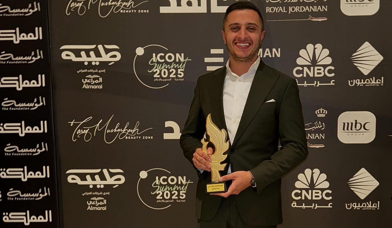 يزن النوباني يتوّج بجائزة أفضل ممثل أردني لعام 2025