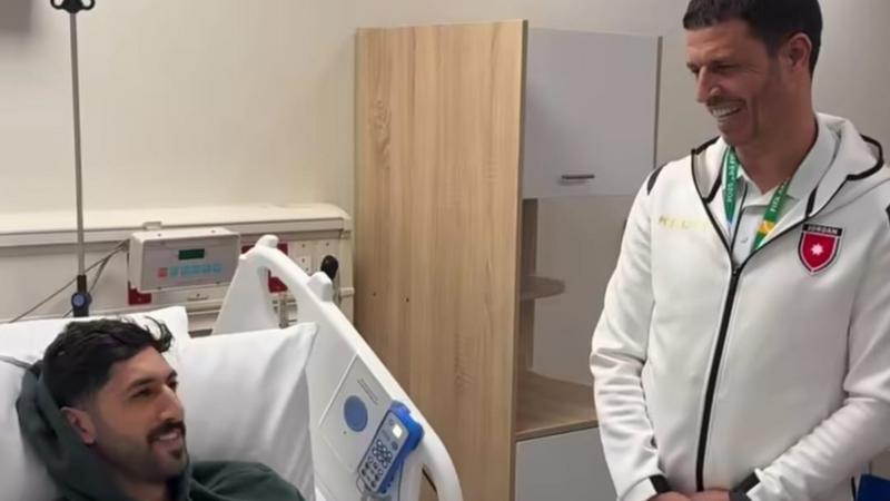 السلامي يطمئن على النعيمات