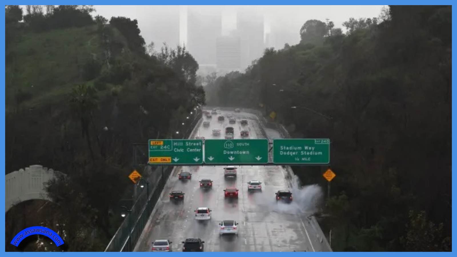 إجلاء المئات جراء عاصفة قوية تضرب كاليفورنيا