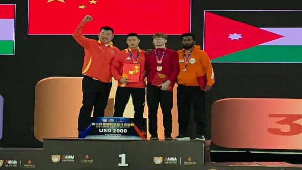 الكيالي يحرز برونزية آسيا بالفنون القتالية المختلطة