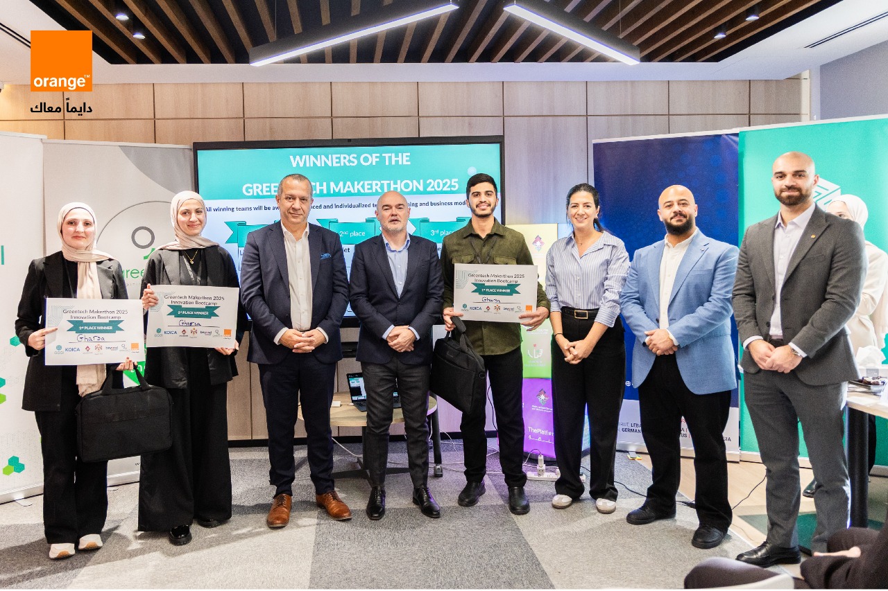 أورنج الأردن ترعى فعالية The GreenTech Makerthon 2025