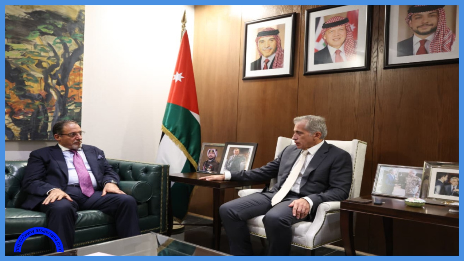 حسّان يلتقي ممثّلين عن مجموعة ماج القابضة