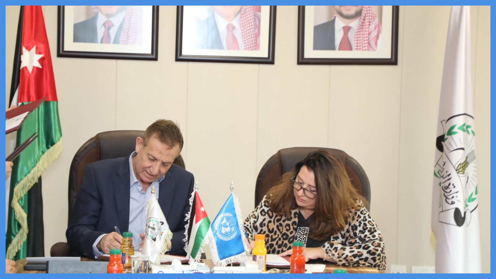  توقيع اتفاقية مشروع حصاد المياه المستدام بالحسينية