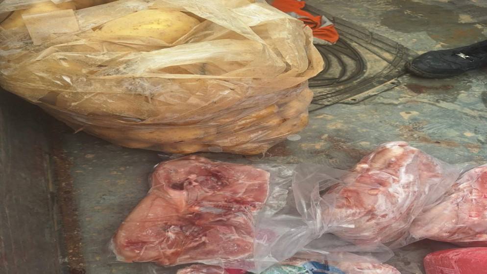  إتلاف 240 كغم من الدجاج المجمد مجهول المصدر