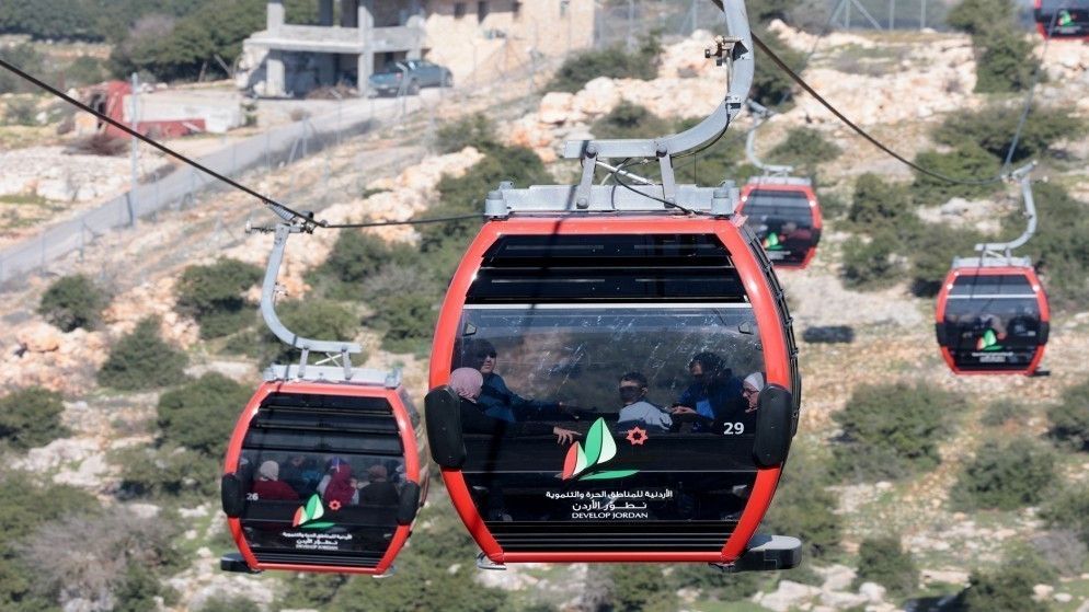 إغلاق تلفريك عجلون لمدة أسبوعين لإجراء الصيانة الدورية