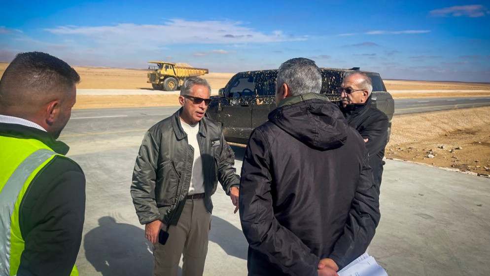 جعفر حسان يتفقد أعمال البنية التحتية بمدينة عمرة