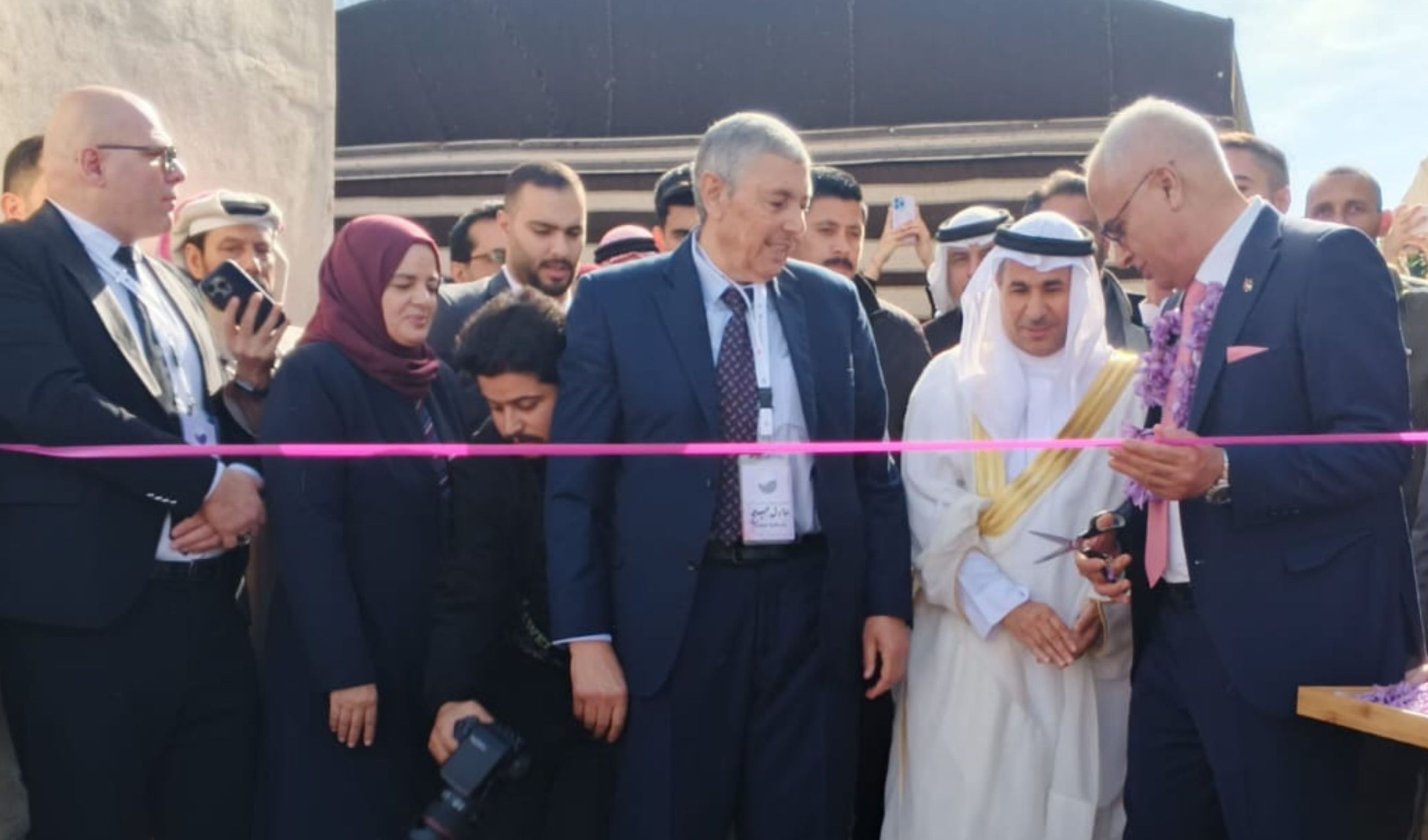 افتتاح مهرجان زعفران الأردن الثاني بالمفرق 