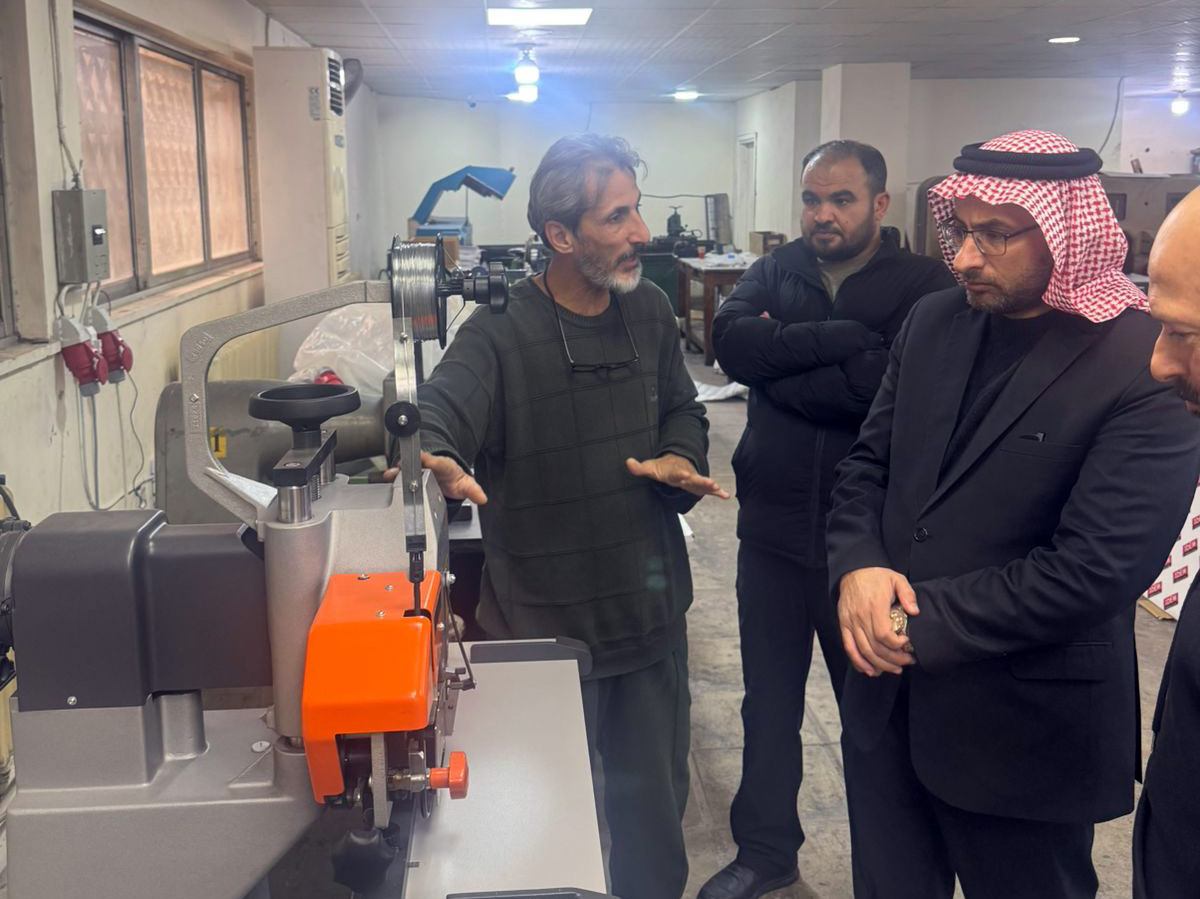 أمين عام الأوقاف يتفقد مطابع الوزارة