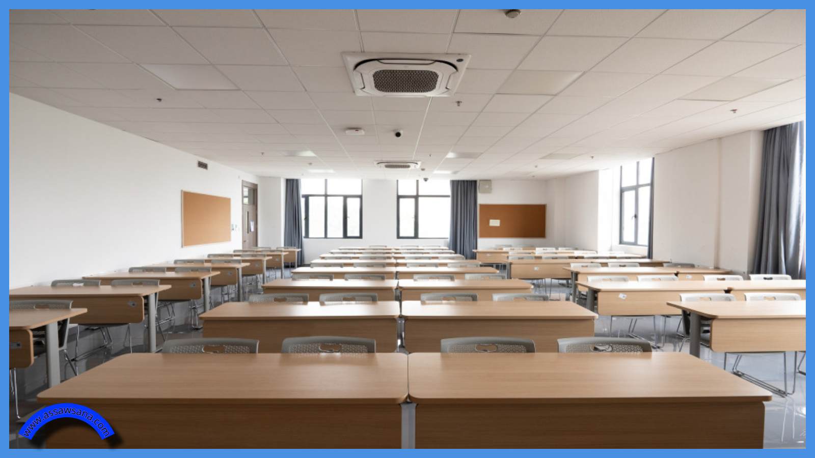 تدفئة 1249 قاعة استعداداً لامتحان لتوجيهي السبت