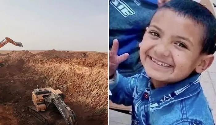 أنقذوا أيوب ..  قلق وترقب لحادثة سقوط طفل في بئر عميق ..  صور