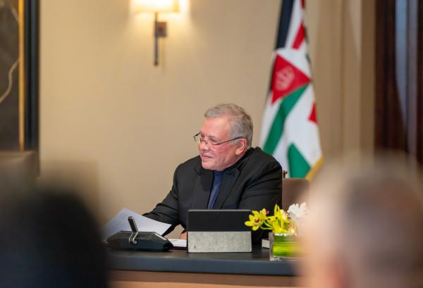 الملك يلتقي نقيب وأعضاء مجلس نقابة الصحفيين