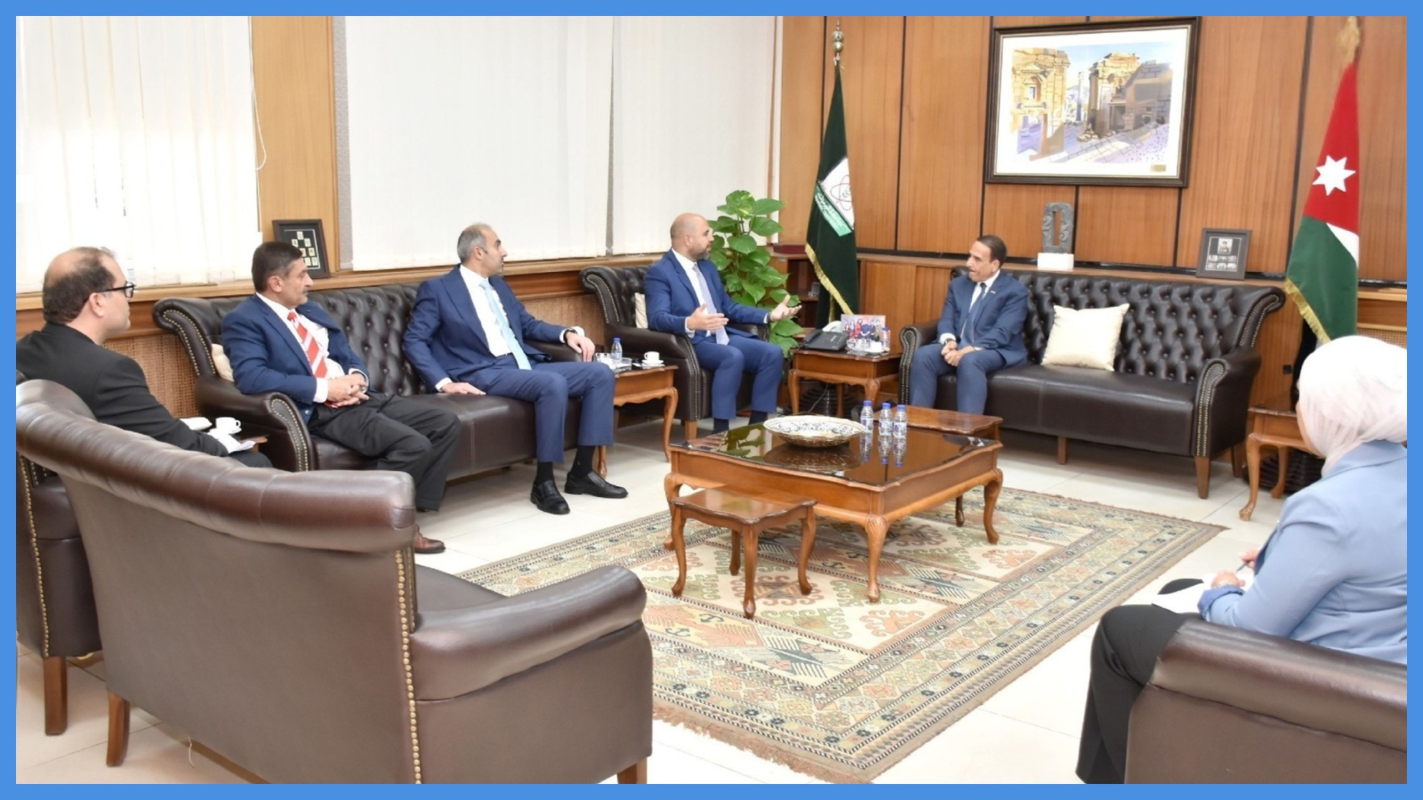 اليرموك وشمال كنتاكي تبحثان التعاون الأكاديمي