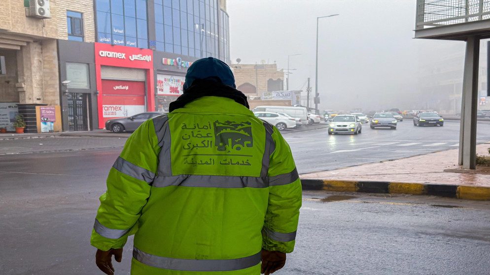 أمانة عمان تتعامل مع 96 ملاحظة منذ بدء المنخفض الجوي