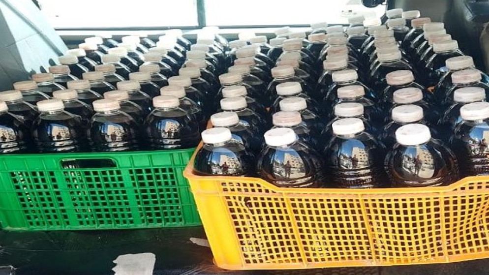 إتلاف 750 لترا من العصائر الرمضانية ضبطت داخل مركبة