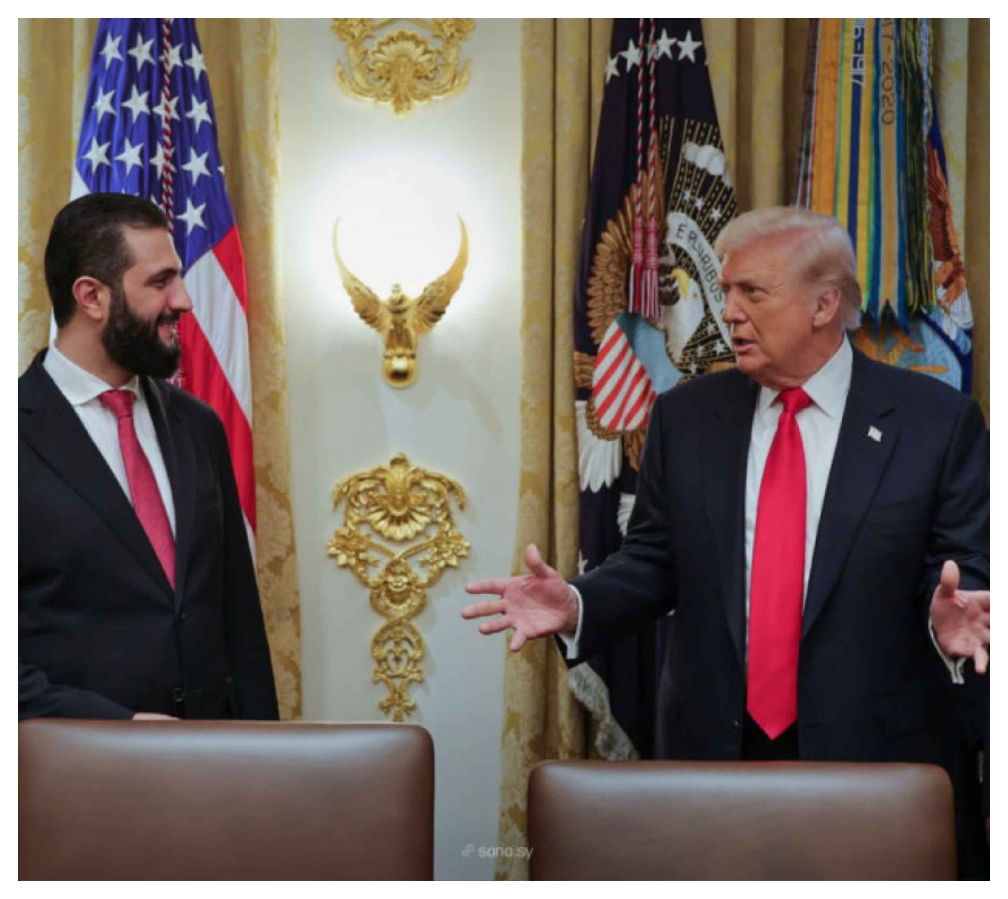 ترامب عن لقائه مع الشرع: أنا على وفاق معه