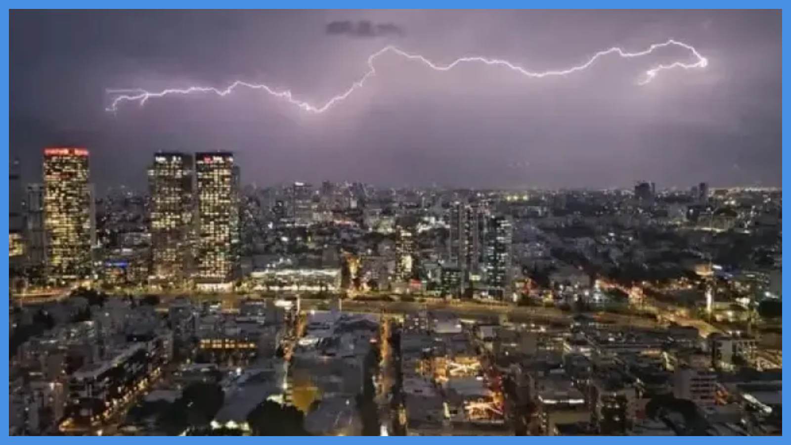 عاصفة جوية تضرب الاحتلال الإسرائيلي بقوة غير مسبوقة