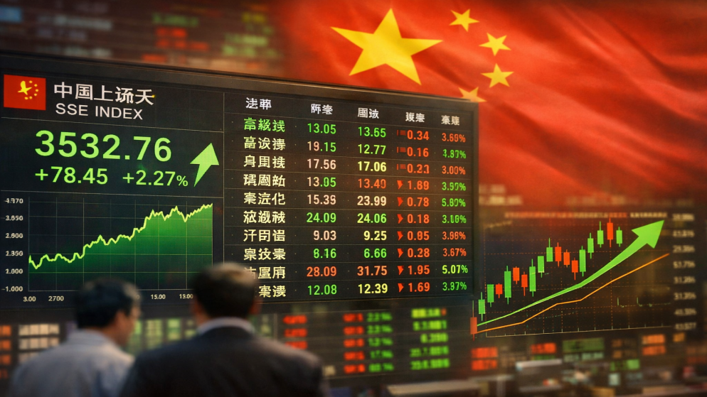 بنوك عالمية تلجأ إلى الأسهم الصينية