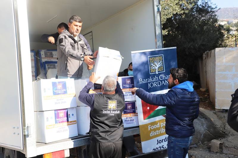 الخيرية السويسرية توزع مساعدات في عجلون