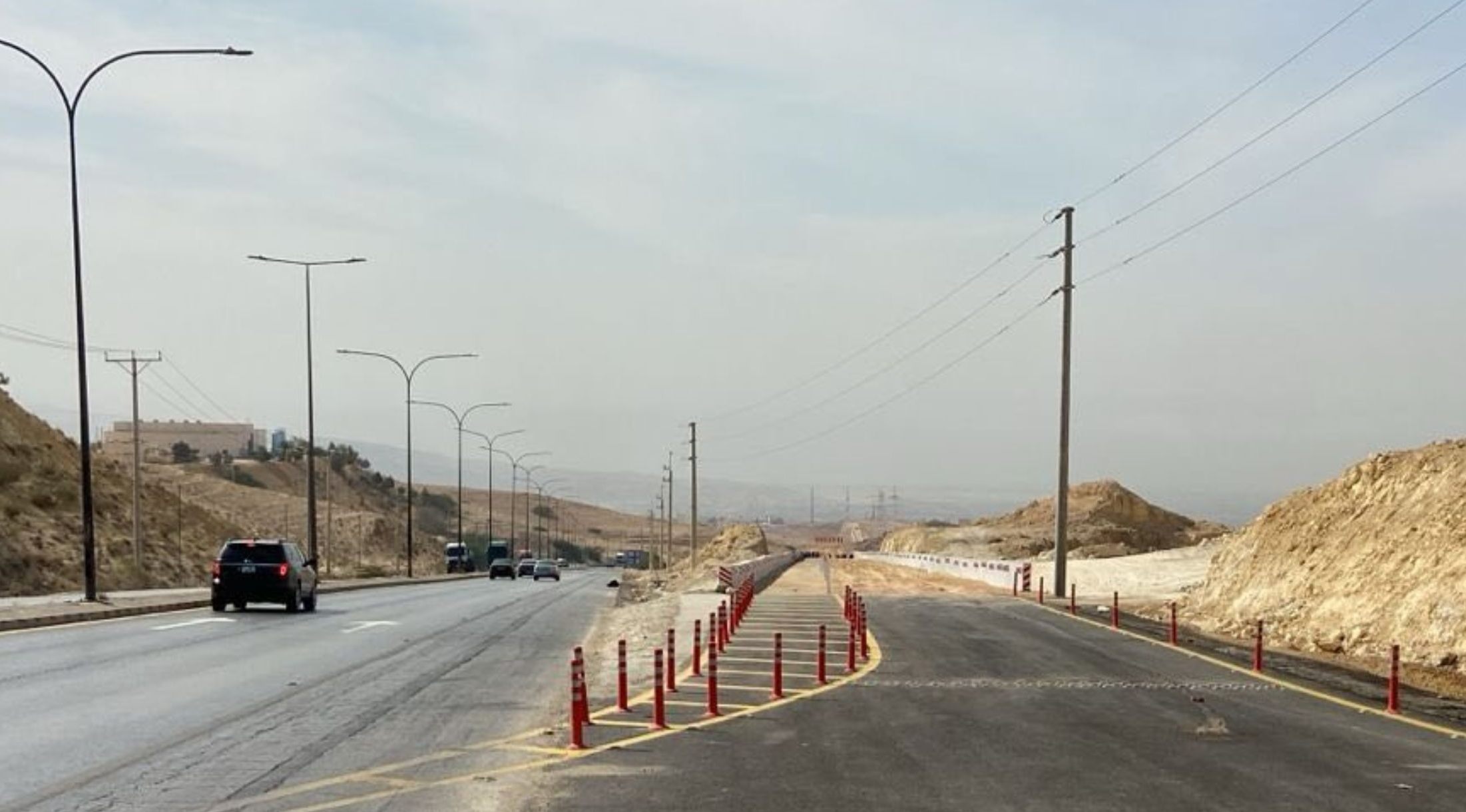 الأشغال تُنهي مشروع مهارب النجاة في البحر الميت 