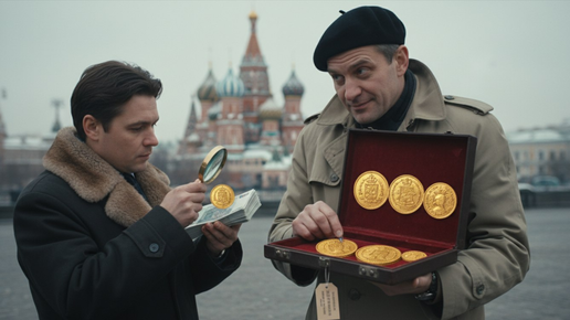 موسكو: توقيف أجنبي حاول تهريب عملات ذهبية مسروقة من متحف فرنسي