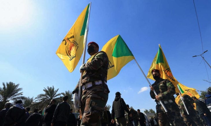 ضربة جوية تستهدف قاعدة للحشد الشعبي قرب الموصل بشمال العراق 