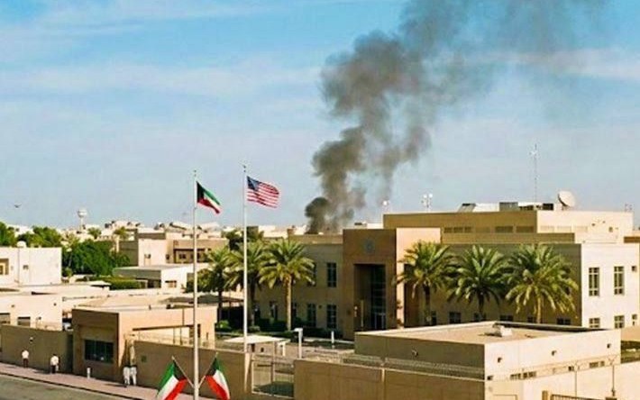 أنباء عن استهداف السفارة الأميركية بالكويت