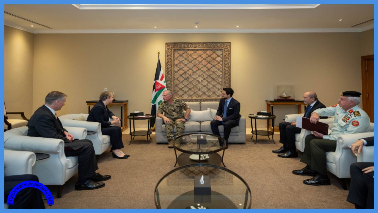 الملك يؤكد ضرورة الالتزام بتنفيذ اتفاق إنهاء الحرب بغزة