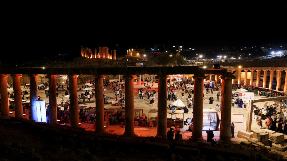 مهرجان جرش يختتم فعالياته اليوم بليلة أردنية على المسرح الجنوبي