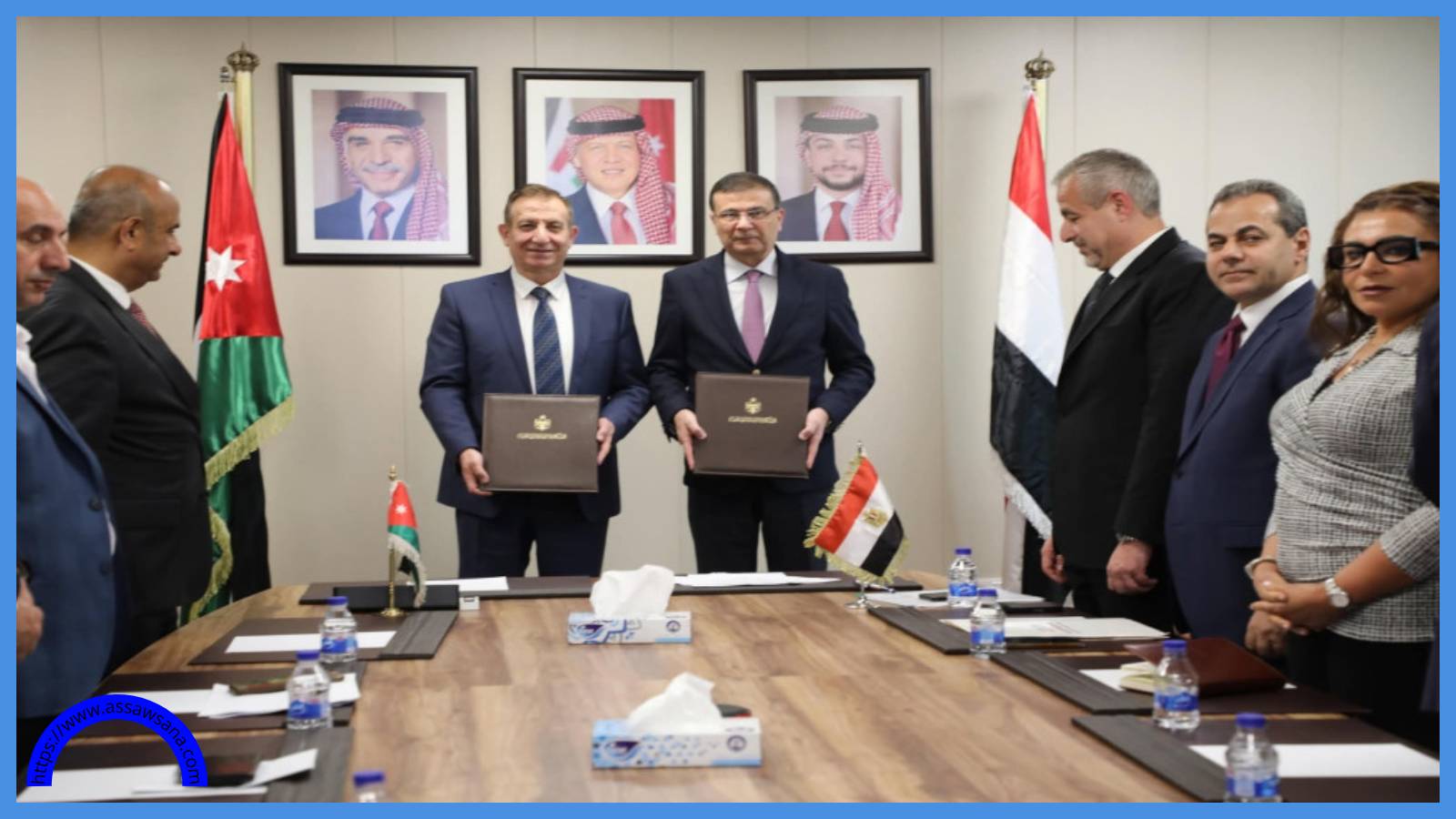 اختتام اجتماعات اللجنة الفنية الزراعية الأردنية المصرية