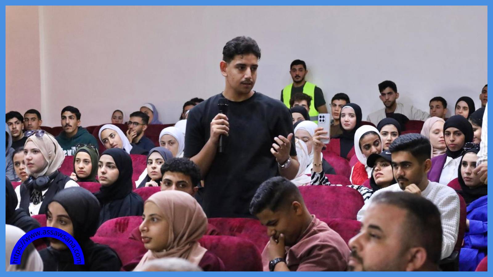 عميد الكلية الجامعية العربية للتكنولوجيا يرحب بالطلبة المستجدين