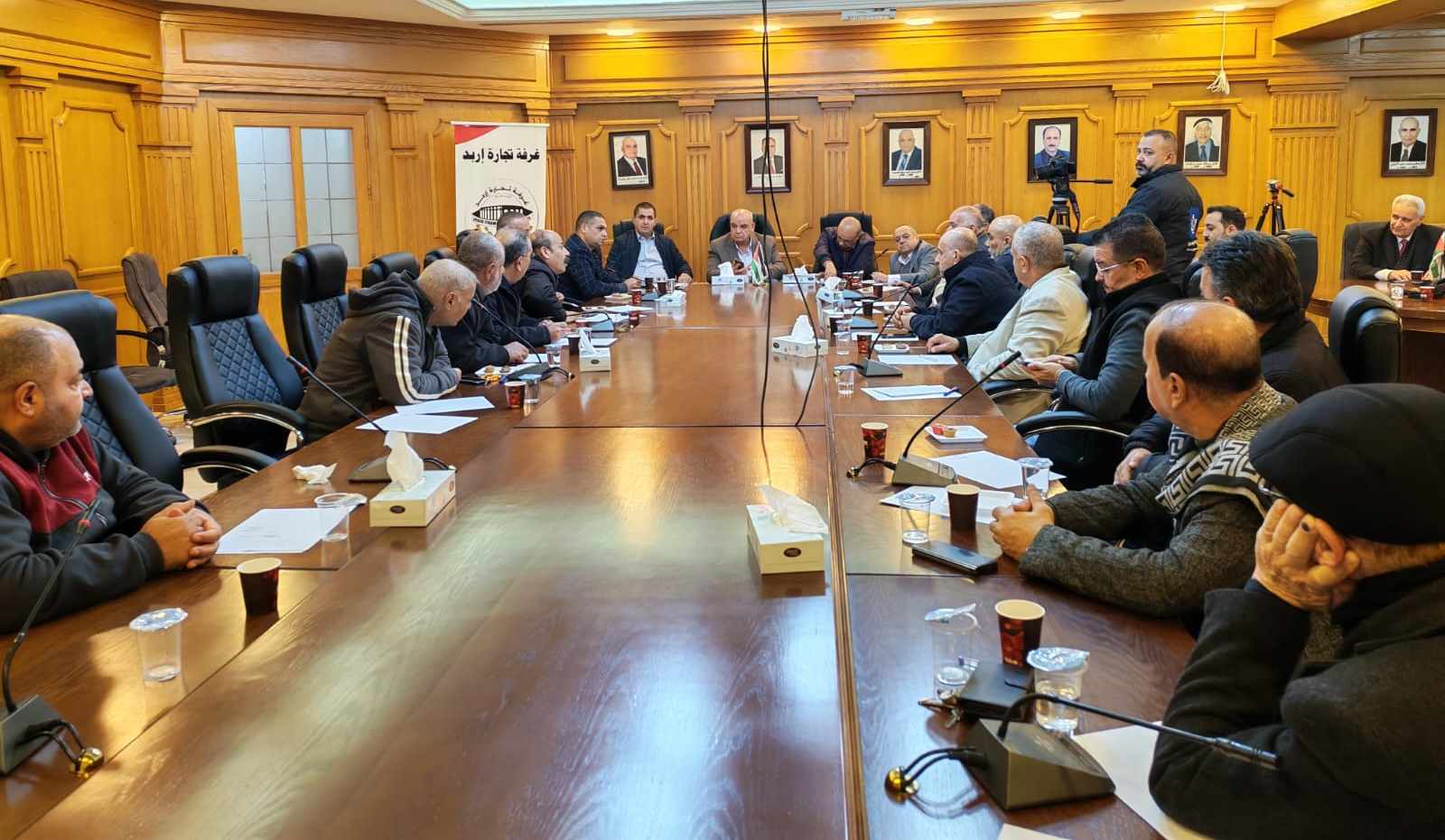 اجتماع يتدارس مشروع حسبة الجورة وسط اربد