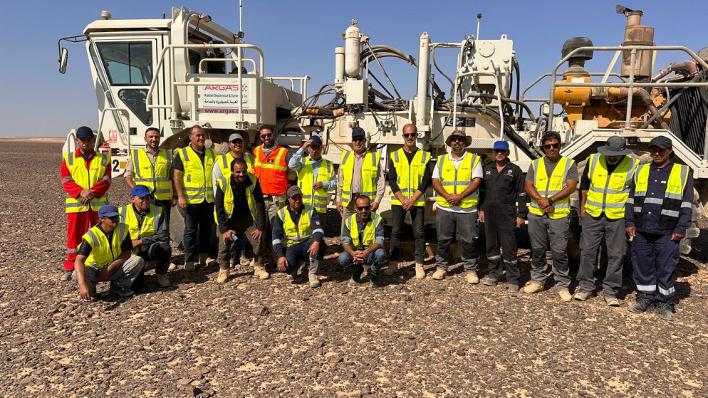 نسبة الإنجاز في مشروع المسح الزلزالي في الجفر وصلت 80%