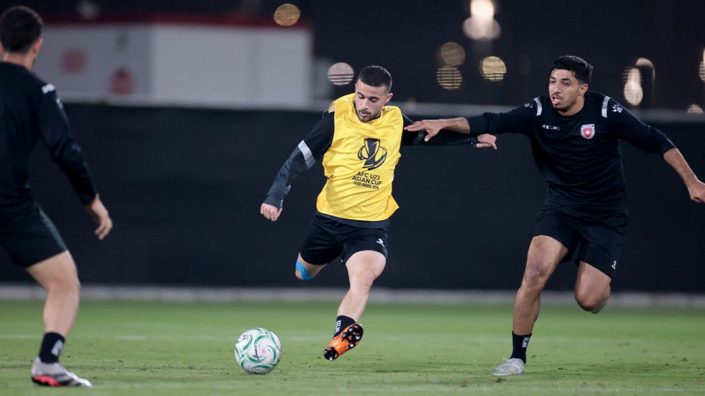 المنتخب الوطني ت23 يواصل الاستعداد لمواجهة السعودية