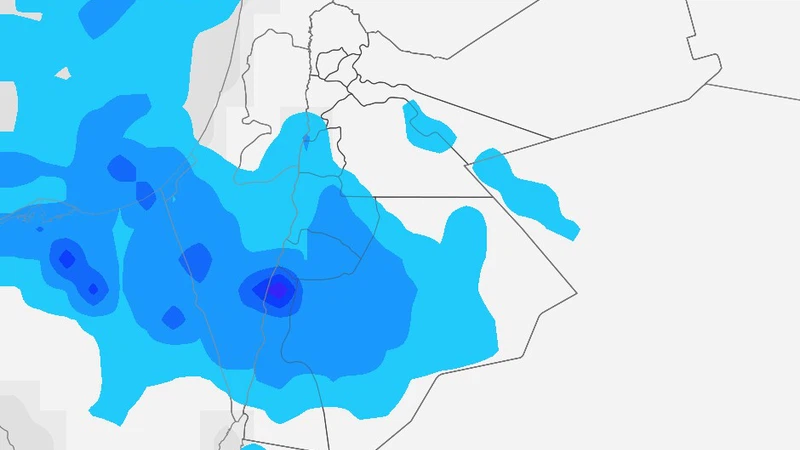 المملكة على موعد مع منخفض جوي جديد  ..  أمطار وزخات ثلجية وصقيع واسع ليلاً