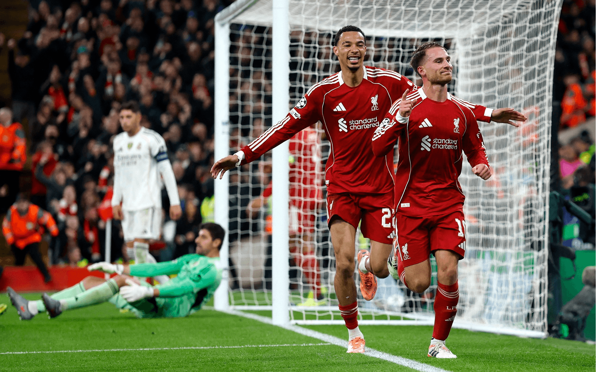 ليفربول يهزم ريال مدريد بهدف نظيف