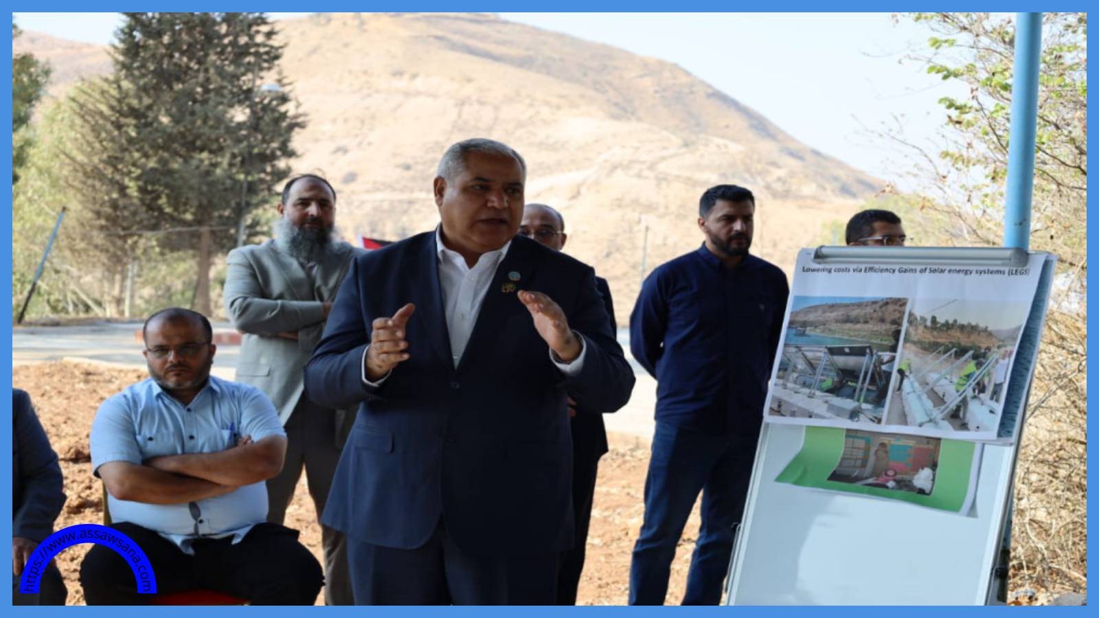 الاطلاع على المشروع التجريبي لنظام الطاقة الشمسية العائم