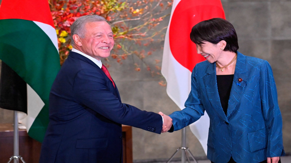 الملك يلتقي رئيسة الوزراء اليابانية