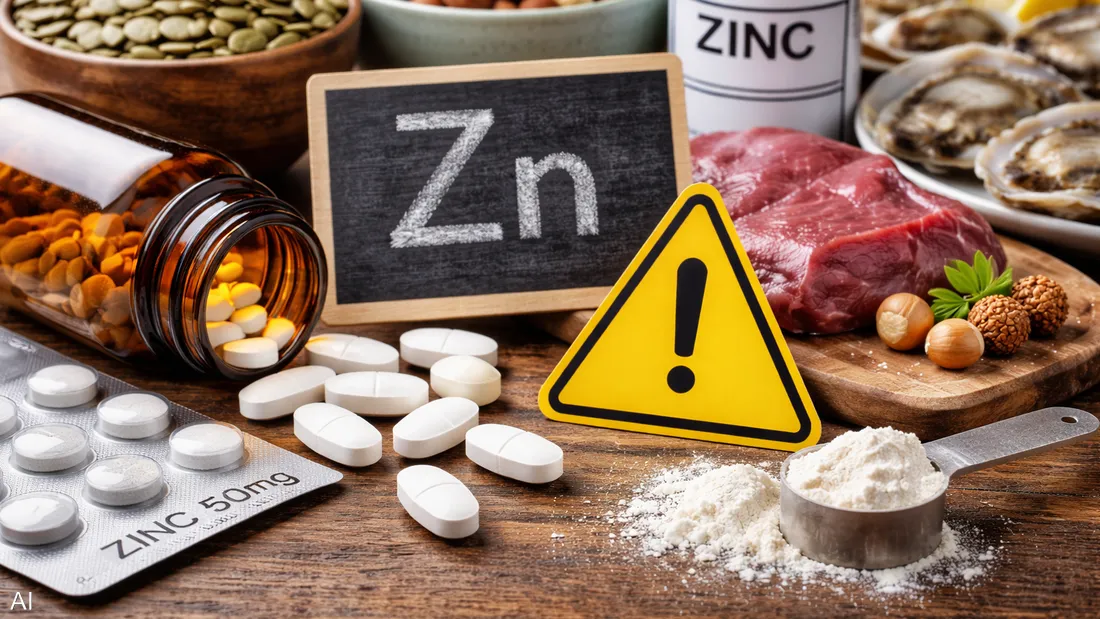 الإفراط في تناول مكملات الزنك يسبب 7 أضرار صحية خطيرة