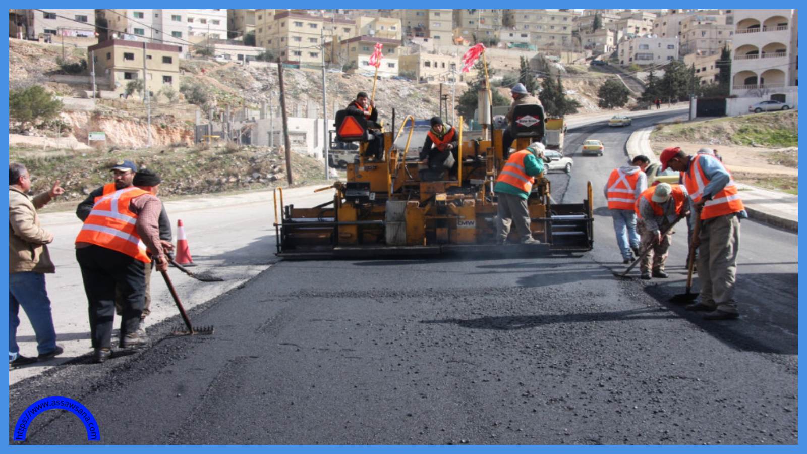 تعبيد 2,825,000 مليون م2 من شوارع العاصمة