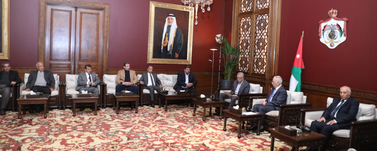 العيسوي يلتقي وفدا من أبناء عشيرة الرتيمة