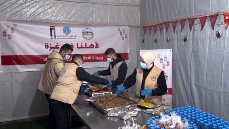 غرفة تجارة إربد: 5 آلاف وجبة رمضانية لأهل غزة