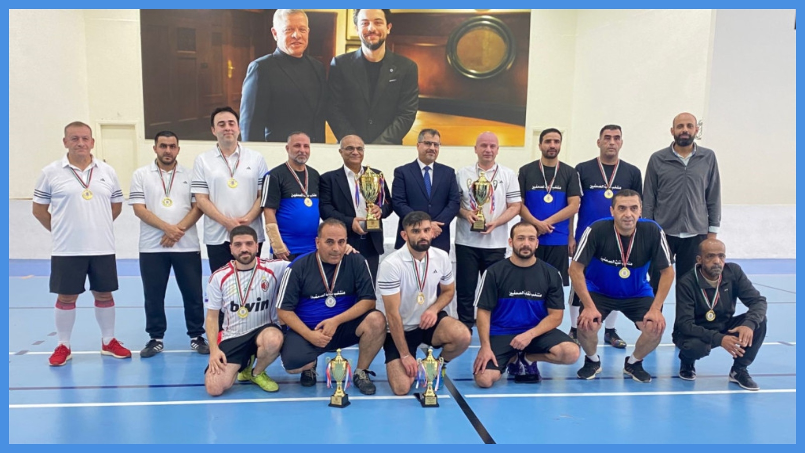 تعادل نقابة الصحفيين وجامعة البترا بخماسي كرة القدم