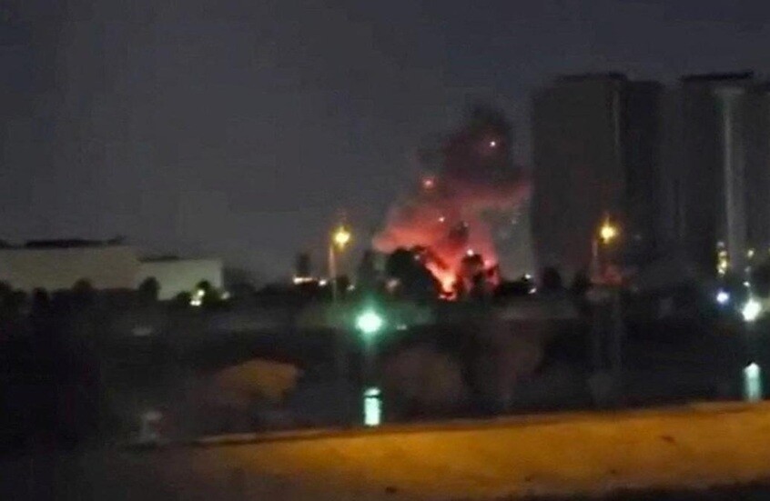 انفجار قرب السفارة الأمريكية في بغداد بطائرة مسيرة محملة بالمتفجرات