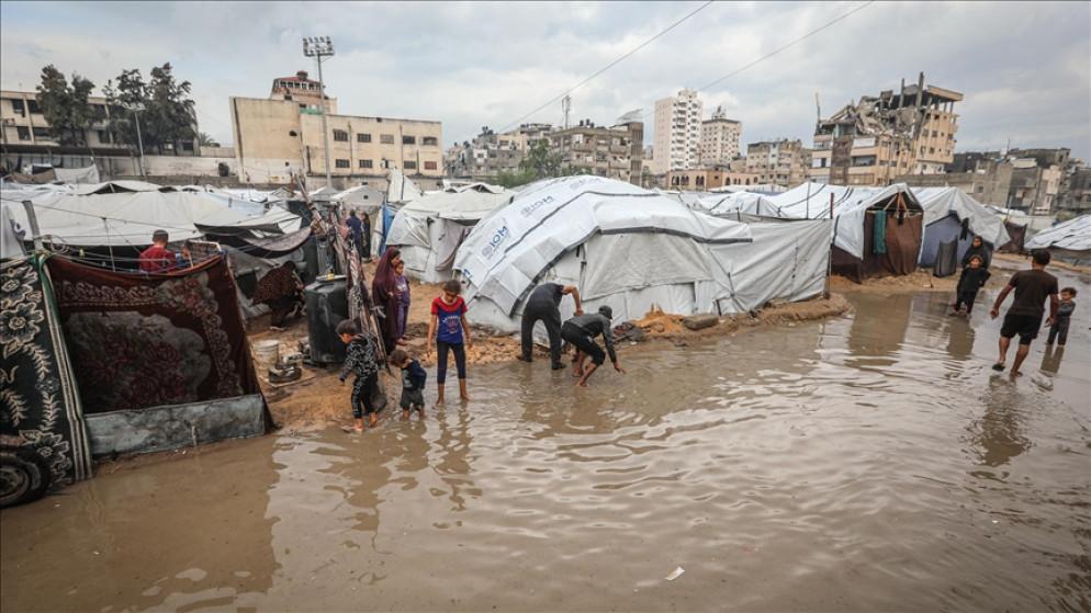 بلدية غزة: 93% من الخيام متهالكة وتفتقر للحماية