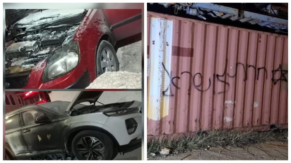 مستوطنون يحرقون مركبتين شمالي رام الله بالضفة الغربية 